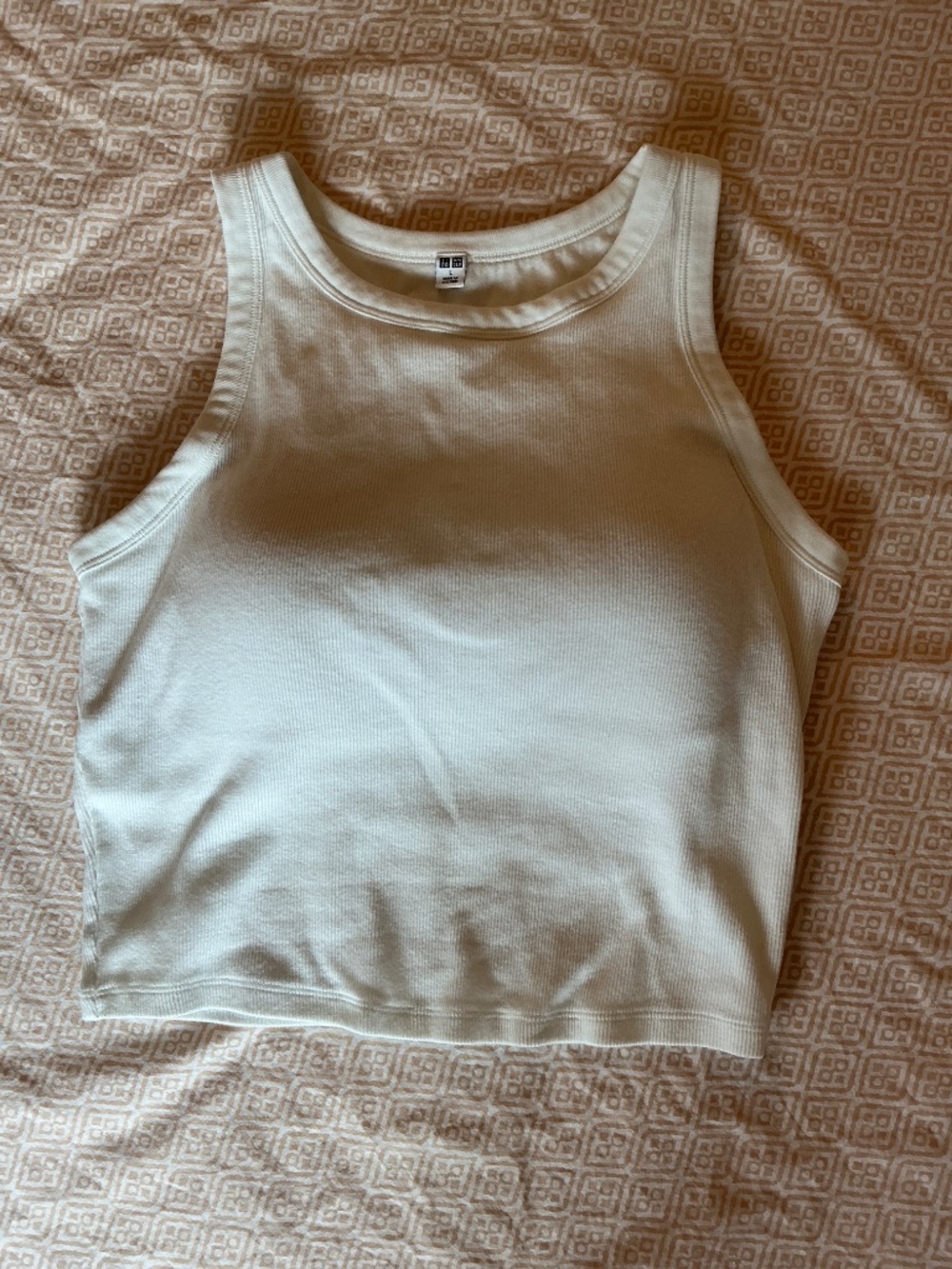 Uniqlo Ribbed Cropped Bra Top - Picture 2 of 7